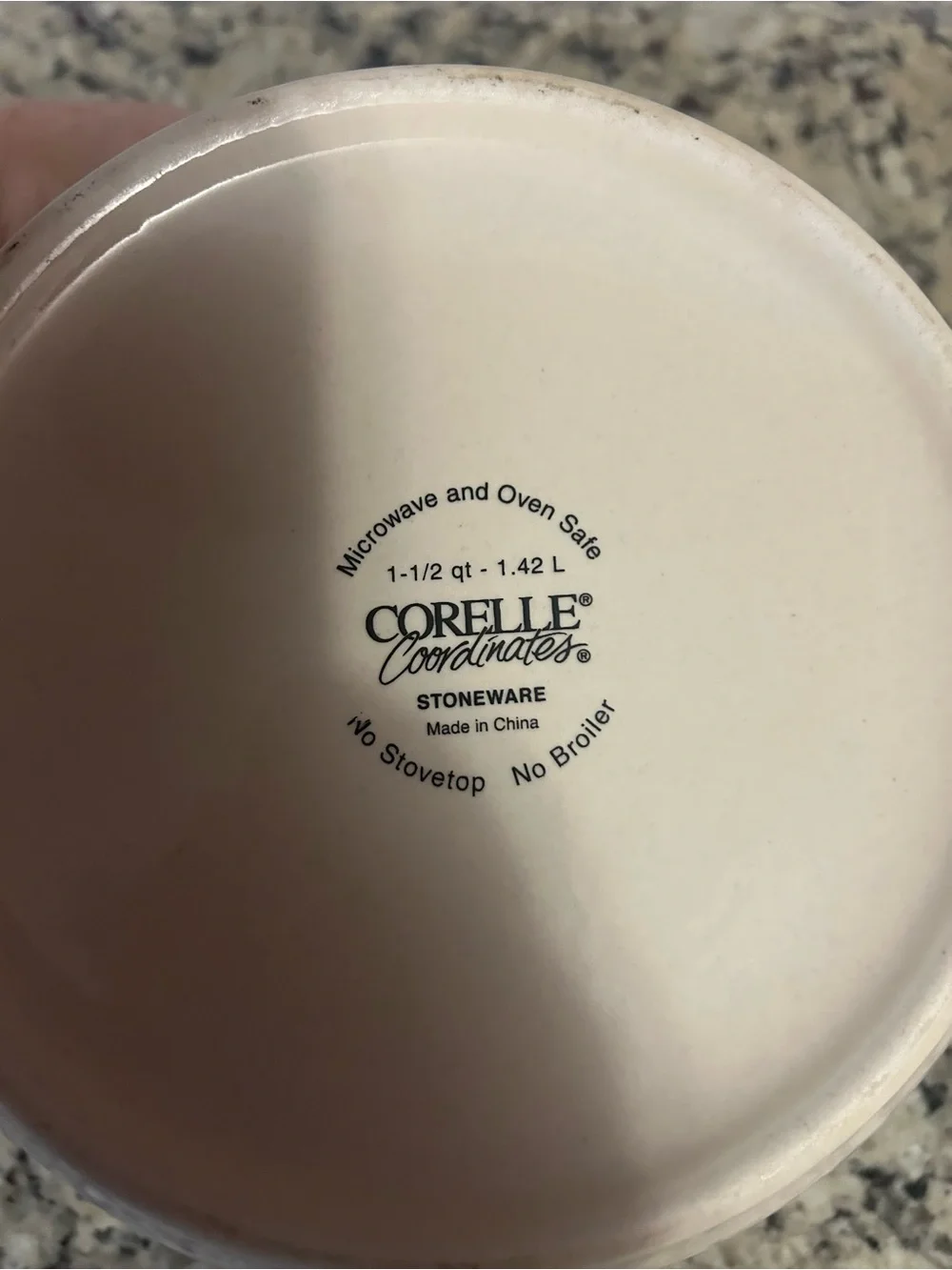 Vintage Corelle Coordinates Abundance Stoneware serving bowl FALL